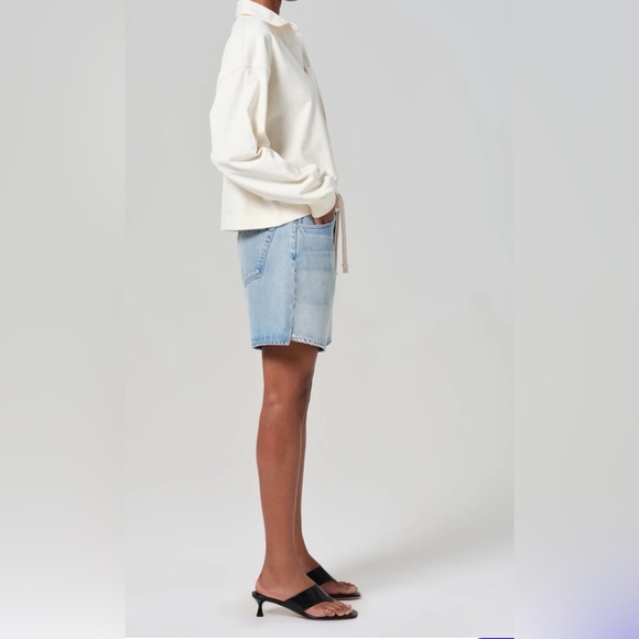 NWT Citizens of Humanity Brynn Drawstring Jean Shorts Jesamyn 31 5.5” inseam - Picture 2 of 10